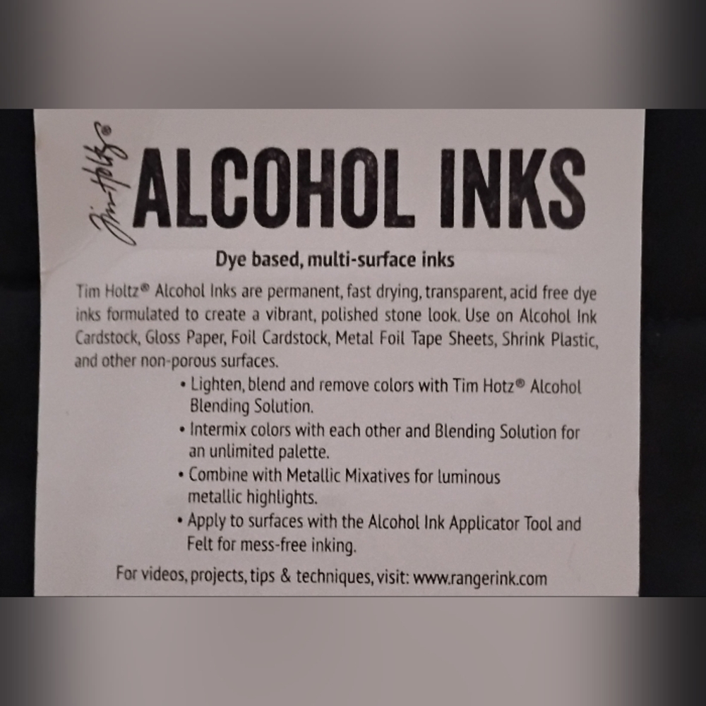 Tim Holtz Alcohol Inks Set - Picture 2 of 2